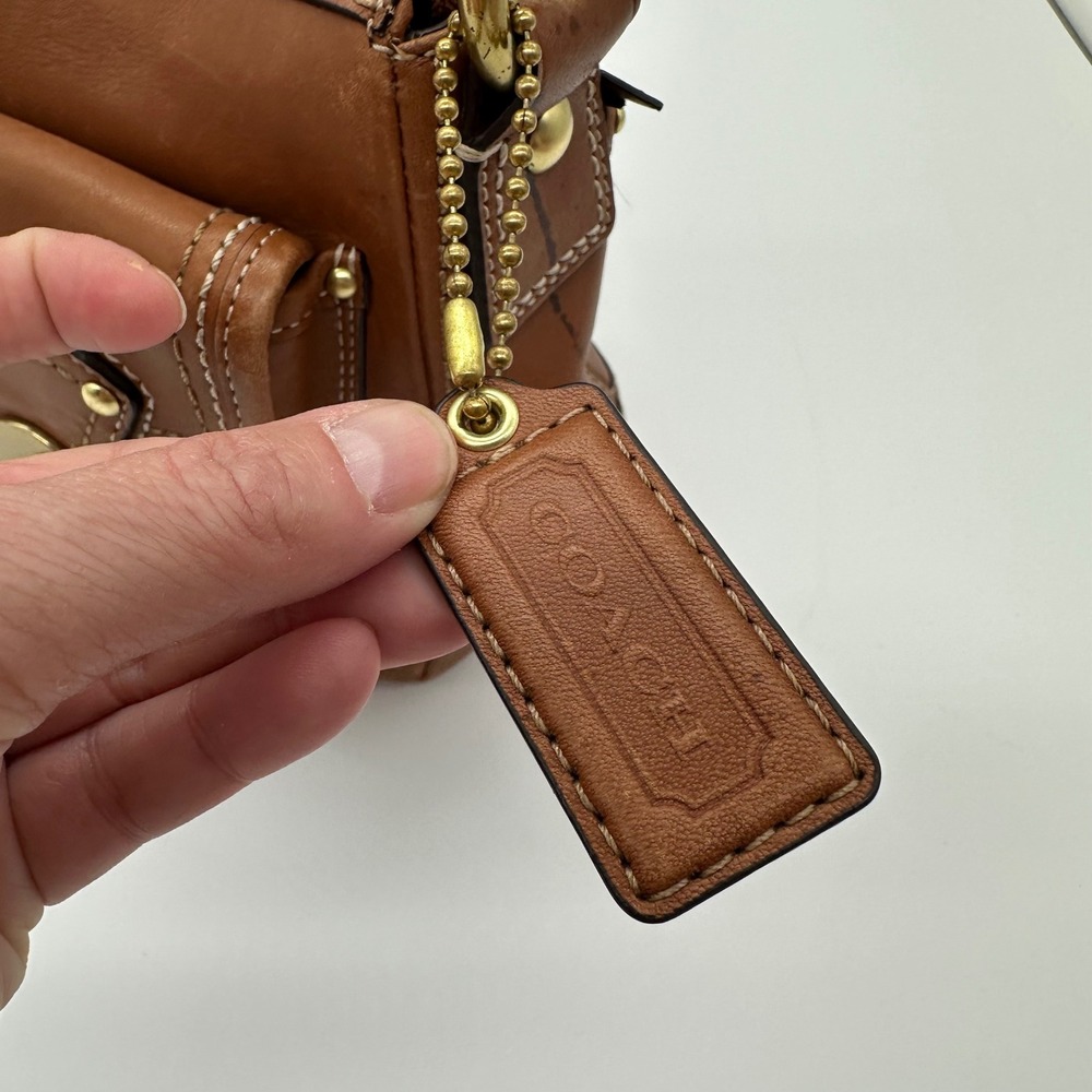 Coach Medium F12868 Vintage 65th Anniversary Butterscotch Double Turnlock - Picture 3 of 16
